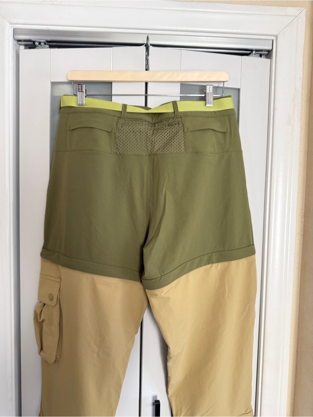 Outdoor Voices RecTrek Zip-Off Convertible Cargo Hiking Pants Olive Women L NWT - Picture 16 of 16